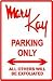 MARY KAY PARKING sign * street cosmetics
