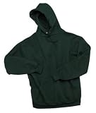 NEW JERZEES SUPER SWEATS - Pullover Hooded Sweatshirt Forest Green-M