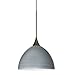 Brella 1 Light Mini Pendant Finish: Bronze, Glass Shade: Titan