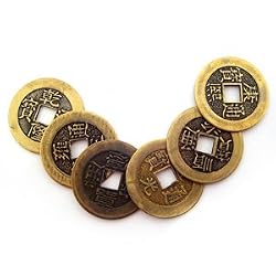 Chinese Feng Shui I Ching Divination Coins for Success - 2 sets of 3