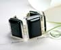 BOLD & Mysterious !!! Designer Sterling Silver Black Onyx Bracelet