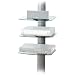 OmniMount TRIAP Adjustable 3 Shelf Wall System w/ Cable Management
