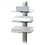 OmniMount TRIAP Adjustable 3 Shelf Wall System w/ Cable Management