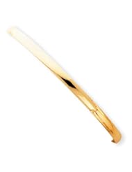 14k Gold 4mm Solid Polished Half-Round Slip-On Bangle