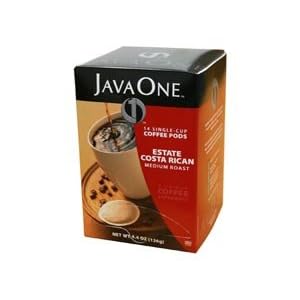 JavaOne Estate Costa Rican Coffee Pods 56-pods by 