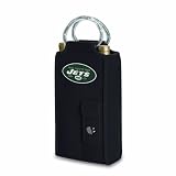 NFL New York Jets Metro Brunello Insulated Neoprene Two-Bottle Wine Tote with Corkscrew