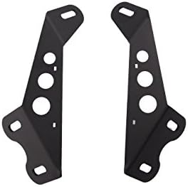 Exclusivex Windshield Mount Bracket 20-22 inch LED Light Bar Roof Mounting Brackets For Jeep JK-HM-20 Steel Cab Jeep Wrangler