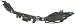 00-02 LINCOLN LS HEADER PANEL, Grille Opening Panel (2000 00 2001 01 2002 02) L040906 XW4Z8A284AA