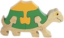 Tortoise Turtle Wooden 3D Chunky Jigsaw Puzzle from Imagiplay