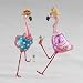 All Products : 7.5" GLASS BEACH DRESS FLAMINGO ORNAMENT 2/ASSTD.