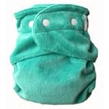 Baby BeeHinds Magic Alls Minkee All In One Pocket Diaper Snaps – Marine Green Small