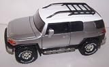 Jada Toys 1/24 Scale Diecast Dub City Toyota Fj Cruiser in Color Silver