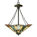 Quoizel Tiffany-Style Inglenook Pendant Chandelier