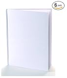 White Blank Books with Hardcovers 8.5