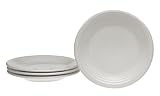 Fiesta Pearl Gray 464 Salad Plates, Set of 4, 7-Inch
