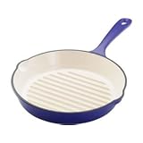 Rachael Ray 11" Round Deep Grill Pan- Blue by Rachael Ray
