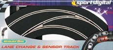 Childrens Toyshop  Toys : Scalextric Sport Digital Lane Change & Sensor Track Pack (In to Out Left Hand) (C7009)