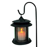 Solar Light Flickering Candle With Cane