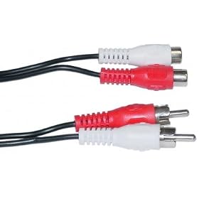 Buy 2 RCA Male 2 RCA Female, Cable Extension 12 ft by Cable Showcase now!