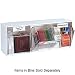 Deflecto 20303op Deflect-o Interlocking Horizontal Tilt Bin - 9.5 X 23.62 X 7.75 - 3 Compartment[s] - White