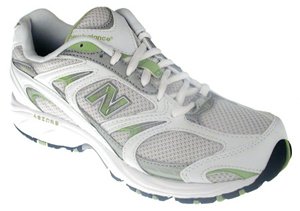 New Balance Womens WR414WG - M White/Grey/Lime Running