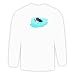 Long Sleeve T-shirt with pool, dog, swimming