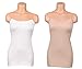 Undercover Mama Nursing Tank White & Tan 2 Pack - Perfect Maternity Undershirt