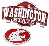 Washington State Cougars Slider Clip with Golf Ball Marker (Set of 3)