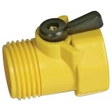 Camco 20003 RV Plastic Garden Hose Valve Straight by Camco