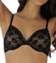 b.tempt'd by Wacoal Women's Sheer Brillance Average Wire Bra #951120,Night,34DD