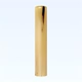 ご印鑑 銀行印 オランダ水牛(高級芯持)(牛角色) 10.5mm プラチナケース付 手彫り仕上げ