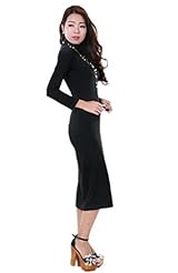 Long Sleeves Turtleneck  Dress