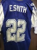 Signed Smith, Emmitt Authentic Dallas Cowboys Jersey (Apex 75th Anniversary Patch)