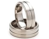 New 7mm Comfort Fit, Custom Titanium Ring, Free Sizing Band 4-17