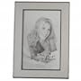 Silver Brushed and Polished Metal Engravable Photo 4x6 Picture Frame Wholesale
