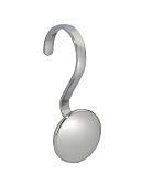 InterDesign Forma Shower Hooks, Brushed Steel, Set of 12