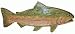 Trout Fish for Shelf or Mantle (Carved-Wood Look) 11