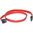 18 inch Serial ATA Right Angle Cable red.