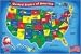 MELISSA & DOUG USA UNITED STATES 51 PC FLOOR PUZZLE