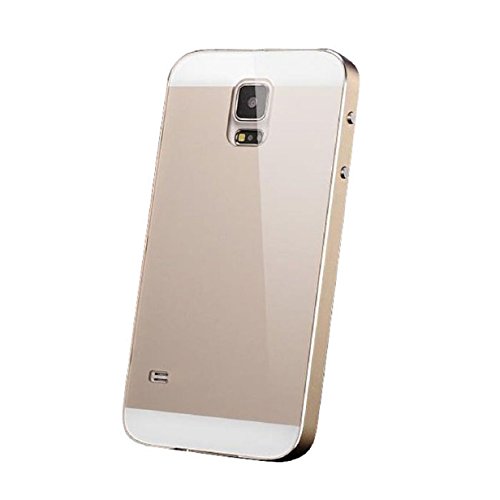 ABC(TM) New Ultra-thin Metal Case Back Cover For Samsung Galaxy S5 i9600 (Gold)