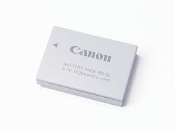 Canon NB-5L Battery Pack for Canon SD700IS, SD790IS, SD800IS, SD850IS, SD870IS, SD880IS, SD890IS, SD900, SD950IS, SD990IS, SD970IS & SX200IS Digital Cameras (Retail Package)