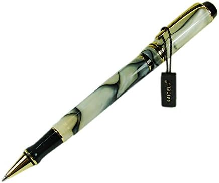 Kaigelu 316 Rollerball Pen Century Stars White Black Line Celluloid Pen