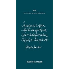 Wetzstein Gedichtekalender 2013