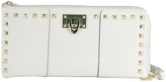 Vieta Faux Leather Studded Wristlet Wallet Handbag Purse, Colors Available