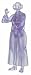 Star Wars San Diego Comic Con 2005 Exclusive Holographic Princess Leia