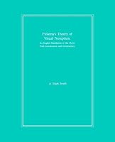 Ptolemy's Theory of Visual Perception: An English Translation of the Optics With Introduction and Commentary (Transactions of the American Philosophical Society)