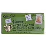 65% Dark Chocolate - with Crystallized Ginger, 12 Units / 3.2 oz