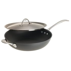 Calphalon One Infused Anodized 13-Inch Chef's Skillet with Lid by Calphalon