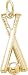 Baseball & Bats Charm by Rembrandt Charms