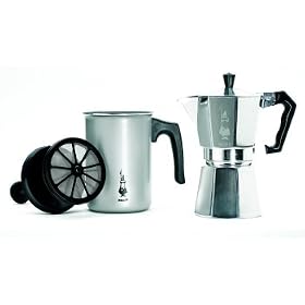 Click here to buy Bialetti Milk and Coffee Cappuccino Set, makes 6 espresso cup by Bialetti.
